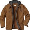 image:imageLegendary Whitetails Mens Casual Coat with Hood Waxed Cotton Water Resistant JacketBarley