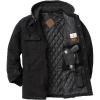 image:imageLegendary Whitetails Mens Ccw Hooded Flannel Shirt Jacket Polyfill Insulated Quilted ShacketBlack Heather