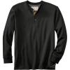 image:imageLegendary Whitetails Mens Henley Shirt Long Sleeve Heavyweight Double Thermal LayerBlack