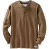 image:imageLegendary Whitetails Mens Henley Shirt Long Sleeve Heavyweight Double Thermal LayerRawhide