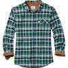 image:imageLegendary Whitetails Mens Long Sleeve Button Down 100 Cotton Flannel ShirtPike Place Plaid
