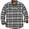 image:imageLegendary Whitetails Mens Long Sleeve Button Down Relaxed Fit Flannel ShirtBlue Heron Plaid