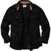 image:imageLegendary Whitetails Mens Long Sleeve Fleece Button Up Heavyweight ShirtBlack Embossed