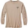 image:imageLegendary Whitetails Mens Long Sleeve TShirt Preshrunk 100 Heavyweight Cotton Graphic TeeTaupe