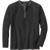 image:imageLegendary Whitetails Mens Recluse Henley Long Sleeve ShirtBlack
