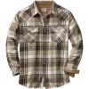 image:imageLegendary Whitetails Mens Shotgun Western Flannel ShirtTobacco Brown Range Plaid