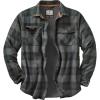 image:imageLegendary Whitetails Mens Thermal Lined Shirt Jacket Plaid Flannel Polyfill InsulatedBalsam Shadow Plaid