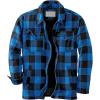 image:imageLegendary Whitetails Mens Wool Blend Jacket Quilted Satin Insulated Sleeves Sherpa LinedBluecat Plaid