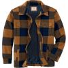 image:imageLegendary Whitetails Mens Wool Blend Jacket Quilted Satin Insulated Sleeves Sherpa LinedGolden Night Plaid