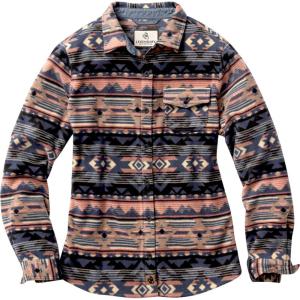image:imageLegendary Whitetails Ladies Trail Guide Fleece Plaid Button Up ShirtCatalina Sunrise