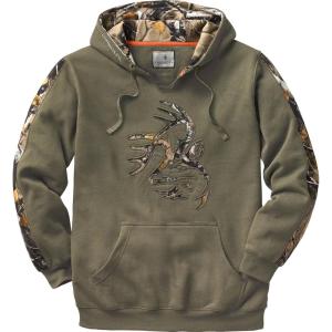 image:imageLegendary Whitetails Mens Camo Hoodie Midweight VNeck Design Pullover SweatshirtArmy