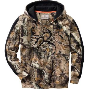 image:imageLegendary Whitetails Mens Camo Hoodie Midweight VNeck Design Pullover SweatshirtBig Game Field Camo