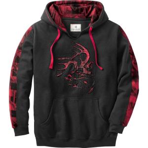 image:imageLegendary Whitetails Mens Camo Hoodie Midweight VNeck Design Pullover SweatshirtBlack