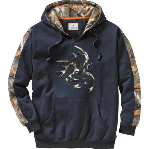 image:imageLegendary Whitetails Mens Camo Hoodie Midweight VNeck Design Pullover SweatshirtNavy