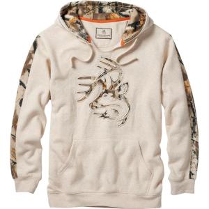 image:imageLegendary Whitetails Mens Camo Hoodie Midweight VNeck Design Pullover SweatshirtOat Heather