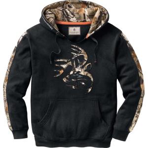 image:imageLegendary Whitetails Mens Camo Hoodie Midweight VNeck Design Pullover SweatshirtOnyx