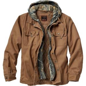 image:imageLegendary Whitetails Mens Canvas Hooded Waterresistant Heavyweight JacketBarley