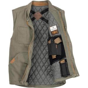 image:imageLegendary Whitetails Mens Concealed Carry CCW Canvas Two Holster VestArmy