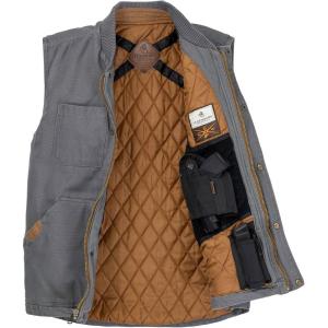 image:imageLegendary Whitetails Mens Concealed Carry CCW Canvas Two Holster VestCharcoal
