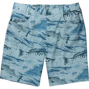 image:imageLegendary Whitetails Mens Eco Print 9 Inch Inseam BoardshortAegean Blue River