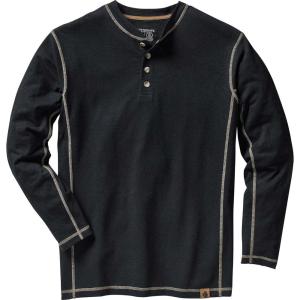 image:imageLegendary Whitetails Mens Henley Long Sleeve Casual Fit ShirtBlack