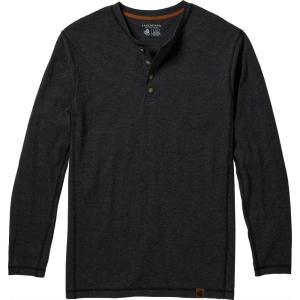 image:imageLegendary Whitetails Mens Henley Long Sleeve Casual Fit ShirtCharcoal Heather