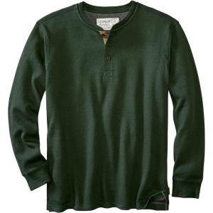 image:imageLegendary Whitetails Mens Henley Shirt Long Sleeve Heavyweight Double Thermal LayerMountain View