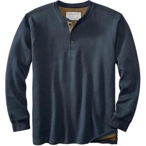 image:imageLegendary Whitetails Mens Henley Shirt Long Sleeve Heavyweight Double Thermal LayerNavy