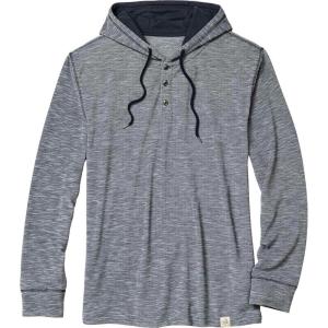 image:imageLegendary Whitetails Mens Legendary Outdoors Hooded Pullover Slub Knit Performance HenleyNavy Slub