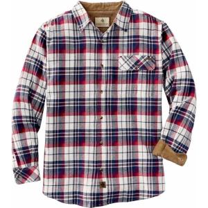 image:imageLegendary Whitetails Mens Long Sleeve Button Down 100 Cotton Flannel ShirtAmericana Plaid