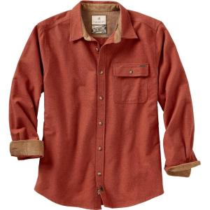 image:imageLegendary Whitetails Mens Long Sleeve Button Down 100 Cotton Flannel ShirtBarnwood Heather