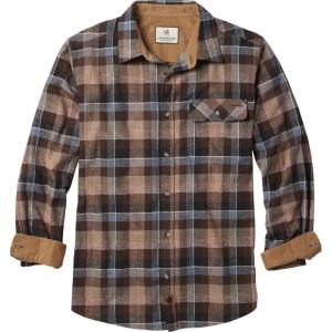 image:imageLegendary Whitetails Mens Long Sleeve Button Down 100 Cotton Flannel ShirtBiscuits and Gravy Plaid