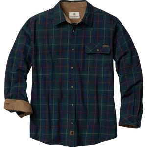 image:imageLegendary Whitetails Mens Long Sleeve Button Down 100 Cotton Flannel ShirtDouglas Fir Plaid