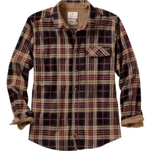 image:imageLegendary Whitetails Mens Long Sleeve Button Down 100 Cotton Flannel ShirtFrontier Plaid