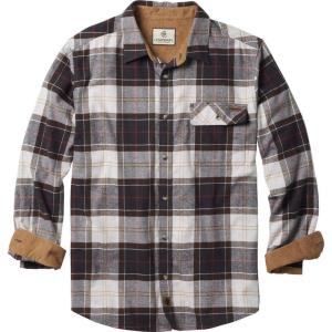 image:imageLegendary Whitetails Mens Long Sleeve Button Down 100 Cotton Flannel ShirtHuntsman Charcoal Plaid