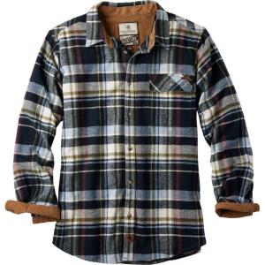 image:imageLegendary Whitetails Mens Long Sleeve Button Down 100 Cotton Flannel ShirtMidnight Water Plaid