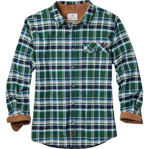 image:imageLegendary Whitetails Mens Long Sleeve Button Down 100 Cotton Flannel ShirtPike Place Plaid