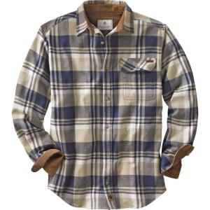 image:imageLegendary Whitetails Mens Long Sleeve Button Down 100 Cotton Flannel ShirtShale Plaid