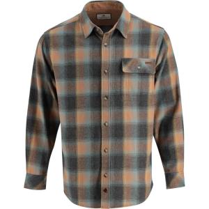 image:imageLegendary Whitetails Mens Long Sleeve Button Down 100 Cotton Flannel ShirtSky Plaid