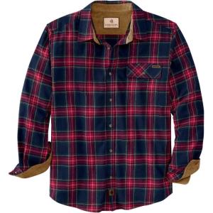image:imageLegendary Whitetails Mens Long Sleeve Button Down 100 Cotton Flannel ShirtTartan Red Plaid