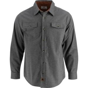 image:imageLegendary Whitetails Mens Long Sleeve Button Down Relaxed Fit Flannel ShirtCharcoal Heather
