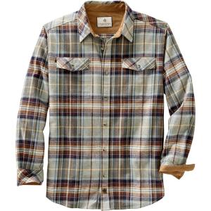 image:imageLegendary Whitetails Mens Long Sleeve Button Down Relaxed Fit Flannel ShirtLight Sequoia Sky Plaid