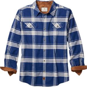 image:imageLegendary Whitetails Mens Long Sleeve Button Down Relaxed Fit Flannel ShirtThrifty Sapphire Plaid