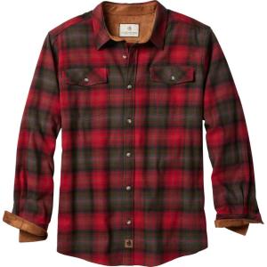 image:imageLegendary Whitetails Mens Long Sleeve Button Down Relaxed Fit Flannel ShirtTrendy St Nicholas Plaid