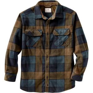 image:imageLegendary Whitetails Mens Long Sleeve Fleece Button Up Heavyweight ShirtBlue Moon Square