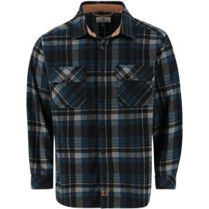 image:imageLegendary Whitetails Mens Long Sleeve Fleece Button Up Heavyweight ShirtDark Sky Plaid