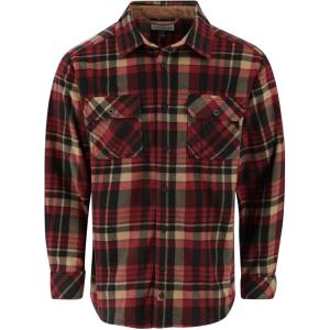 image:imageLegendary Whitetails Mens Long Sleeve Fleece Button Up Heavyweight ShirtRed Cabin Wood Plaid