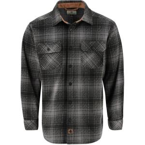image:imageLegendary Whitetails Mens Long Sleeve Fleece Button Up Heavyweight ShirtTrue Night Plaid