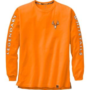 image:imageLegendary Whitetails Mens Long Sleeve TShirt Preshrunk 100 Heavyweight Cotton Graphic TeeInferno