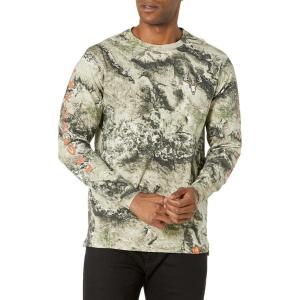image:imageLegendary Whitetails Mens Long Sleeve TShirt Preshrunk 100 Heavyweight Cotton Graphic TeeMossy Oak Coyote